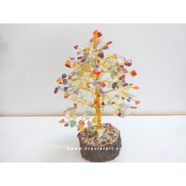 Seven Chakra 150 Chips Gemstone Tree