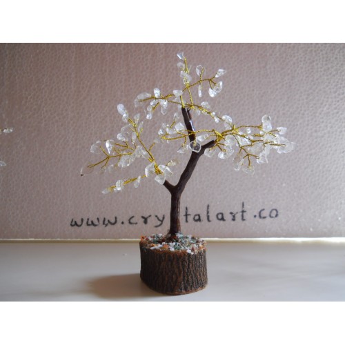 Crystal Quartz Gemstone Tree