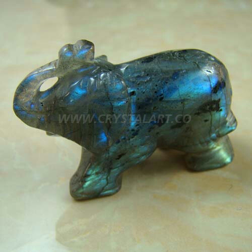 Labradorite Carved Elephant