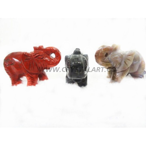 Agate Carved Elephant