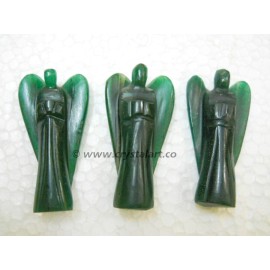 Green Aventurine Carved 2 Inch Angel