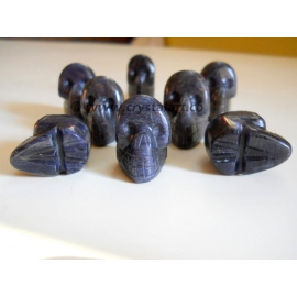 Blue Aventurine Carved Skull Shape