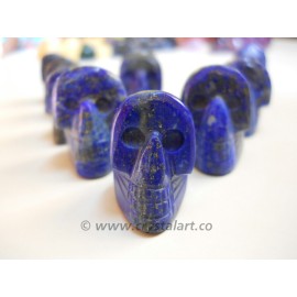 Lapis Lazuli Carved Skull Shape