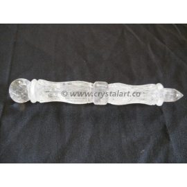 Crystal Quartz Carving Healing Stick