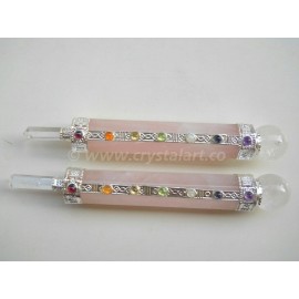 RAINBOW MOONSTONE 7 CHAKRA HEALING STICK