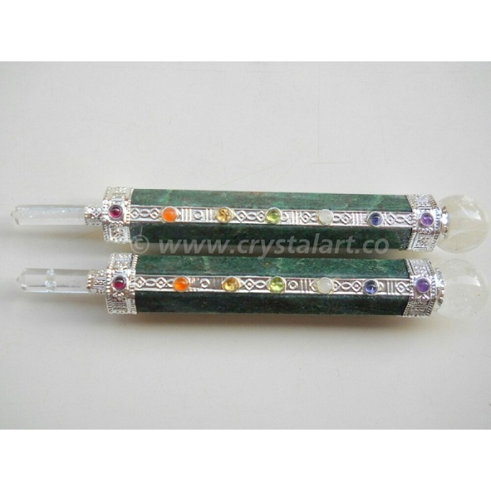 RAINBOW MOONSTONE 7 CHAKRA HEALING STICK