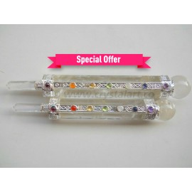 RAINBOW MOONSTONE 7 CHAKRA HEALING STICK