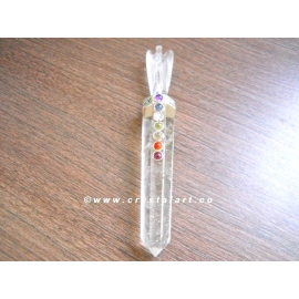 Crystal Quartz Chakra Stones Angel Healing Stick