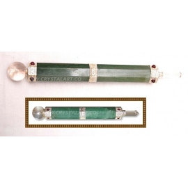 Green Aventurine Garnet Healing Stick