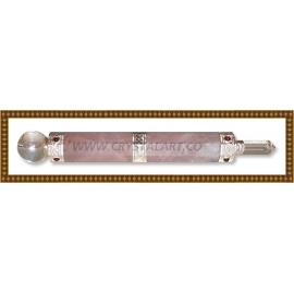 Rose Quartz Garnet Healing Stick