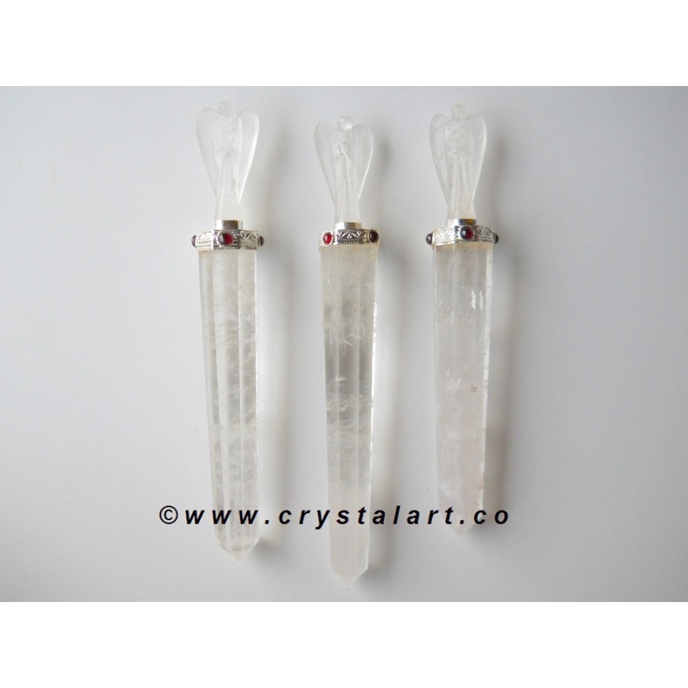 Crystal Quartz Extra Long Angel Healing Stick