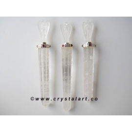 Crystal Quartz Extra Long Angel Healing Stick