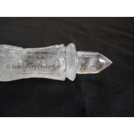 Crystal Quartz Carving Healing Stick