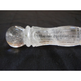 Crystal Quartz Carving Healing Stick
