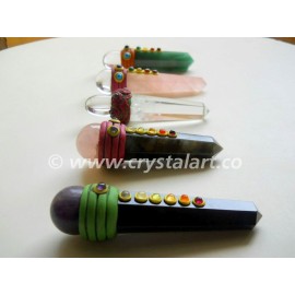 WHOLESALE GEMSTONE CHAKRA TIBETAN HEALING WANDS