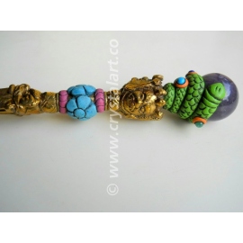 EXTRALONG DRAGON TAIL TIBETAN HEALING WANDS