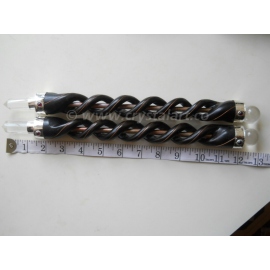 Crystal Quartz Extralong Twisted Wooden Healing Wand