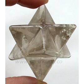 Smoky Quartz Merkaba Star