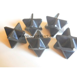 Black Agate Merkaba Star