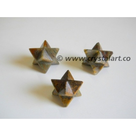 Tiger Eye Merkaba Star