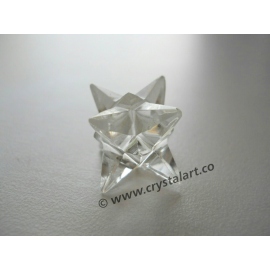 Clear Quartz 12 point Merkaba Star