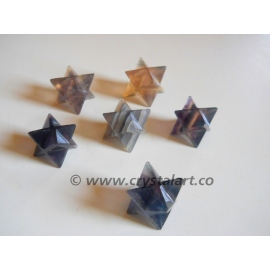 Multy Fluorite Merkaba Star