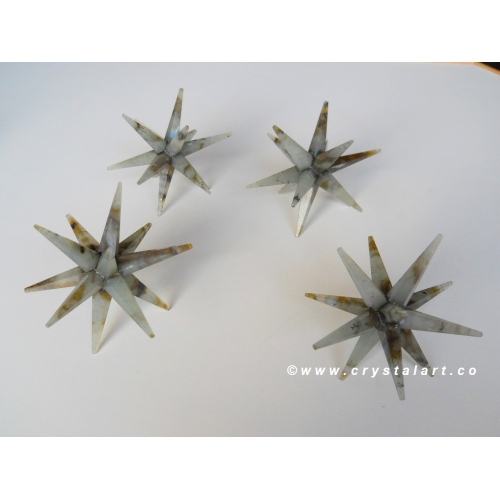 Labradorite 12 Point Merkaba Star
