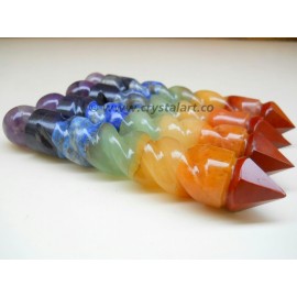 Chakra Bonded Twisted Massage Wands