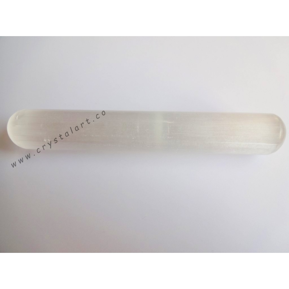 Selenite Plane Massage Wands Smooth and Slop Surface