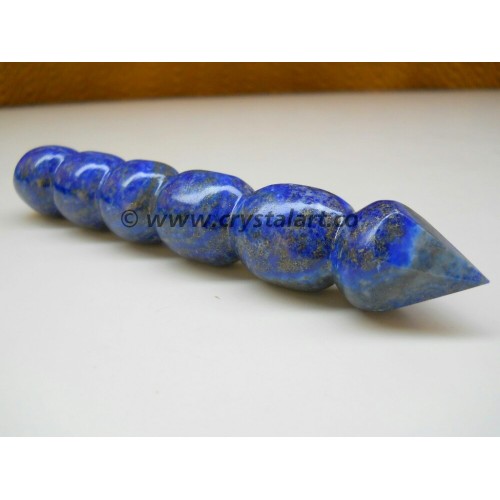 Lapis Point Carving Massage Wands