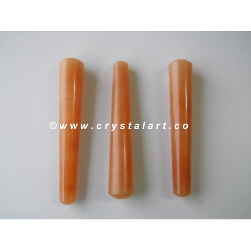 Red Aventurine Plane Massage Wands