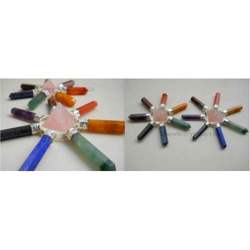 Rose Pyramid 7 Chakra Energy Generator Tools