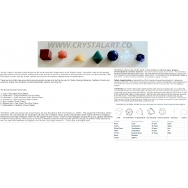 7 Chakra Sacred Geometry 7 Piece Set