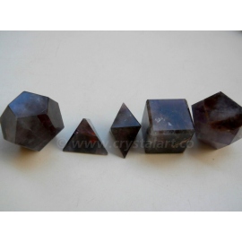 Amethyst Agate Big Size Geometry Set