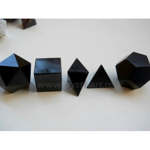 Black Tourmaline Big Size Geometry Set