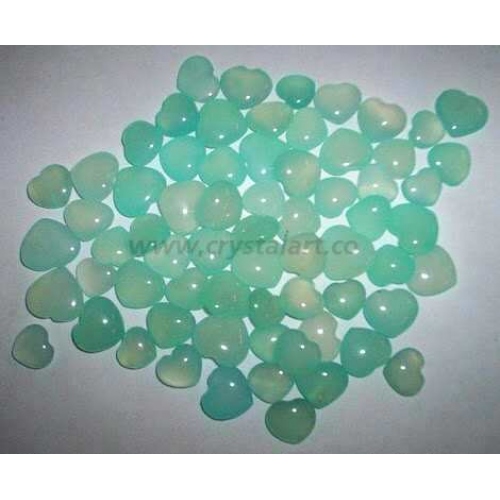Onyx Aqua Heart Shape