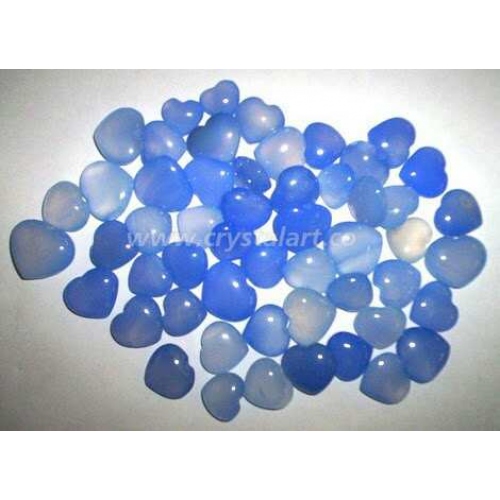 Onyx Blue Heart Shape