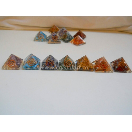 Gemstone Reiki Symbol Orgone Pyramid