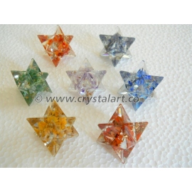 New Design Mix Gemstone Orgone Merkaba Star