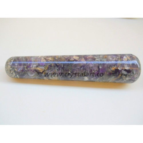 Amethyst Orgone Smooth Massage Wands