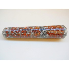 Red Jasper Agate Orgone Smooth Massage Wands