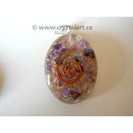 Amethyst Agate Reiki Symbol Orgone Pendants