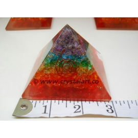 Chakra Layers Big size Orgone Pyramid