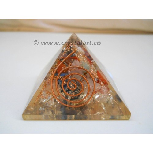 Seven Chakra Reiki Symbol Big size Orgone Pyramid