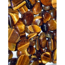 Tiger Eye Palm Stones