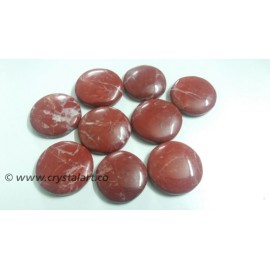 Red Jasper Agate Round Palm Stones