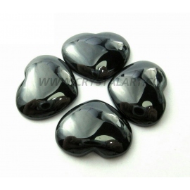 Hematite Heart Shape Palm Stones