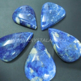 Sodalite Dropped Palm Stones