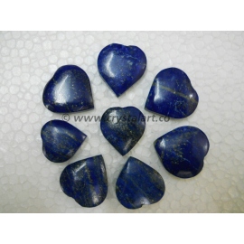 Lapis Lazuli High Graded Big Size Heart Shape Palm Stone