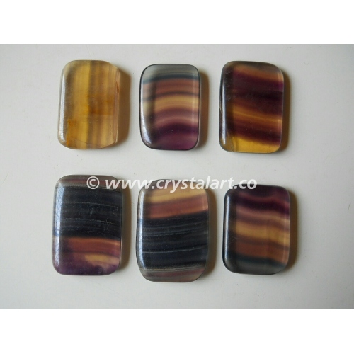 Multi Fluorite Palm Stones